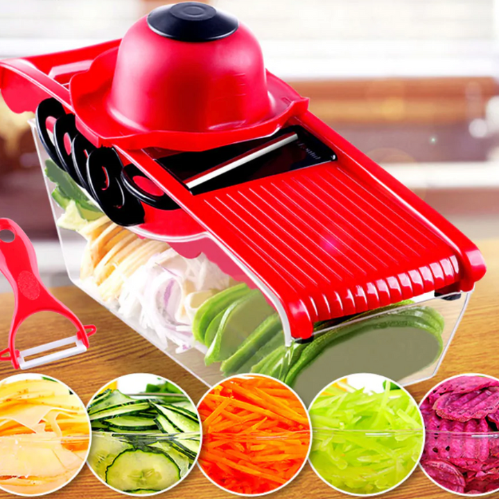 Fatiador de Cozinha Multifuncional 6 Lâminas
