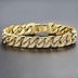 Pulseira cubana Miami Gold