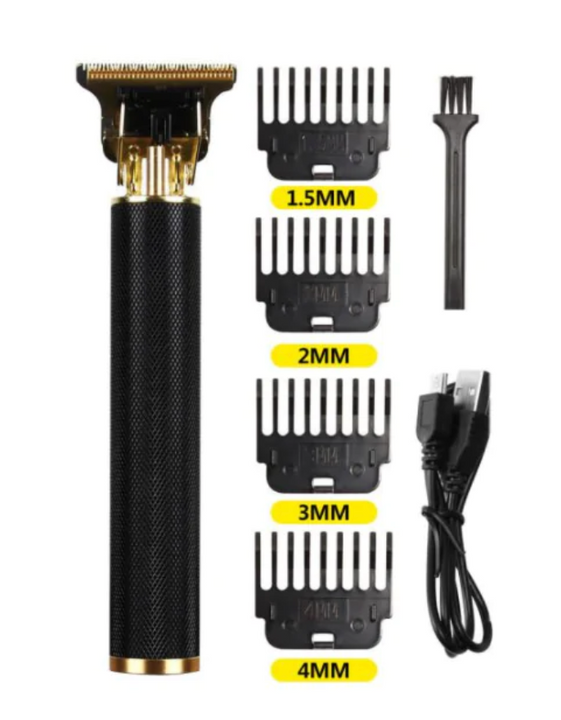 Aparador de pelos elétrico vintage USB profissional