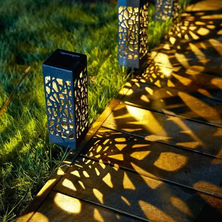 Luz para jardim vintage à prova d'água - Energia Solar